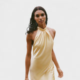 Gala – Vestido de Satén con Halter