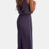 Lorena | Vestido Mono con Acentos Dorados y Escotes