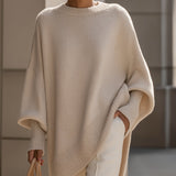 Ausra – poncho de punto elegante