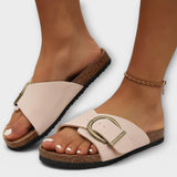 Margie - Medias de corcho con hebillas