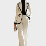 Hildegarda – conjunto de traje de doble botonadura