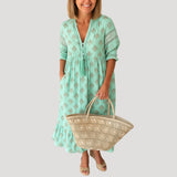 Paula – Vestido Boho de Bolsillo