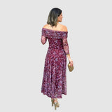 Dana - Vestido con hombros descubiertos