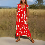Magda| Vestido suelto con escote en V