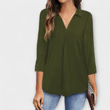 Jessica - Blusa diaria con escote en forma de V