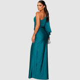 Meda - Elegante vestido maxi de un solo hombro