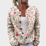 Catarina - Cárdigan con estampado floral para otoño