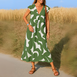 Magda| Vestido suelto con escote en V