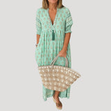 Paula – Vestido Boho de Bolsillo