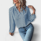 Relaxiva - Camisas con Patrón y Mangas Elegantes