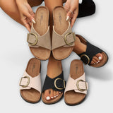 Margie - Medias de corcho con hebillas