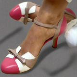 Bellarosa | Zapatillas con nudo y correas, con punta redonda