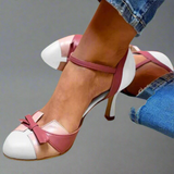 Bellarosa | Zapatillas con nudo y correas, con punta redonda