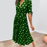 Monica™ | Vestido Elegante con Lunares