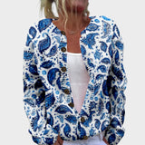 María - Cárdigan con estampado floral para otoño