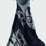 Vestido con Patrón de Mariposa