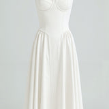 Odette Élégance | Vestido midi con cintura estructurada