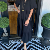 Carlota | Vestido maxi con movimiento