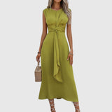 Nuria – Elegante vestido maxi sin mangas