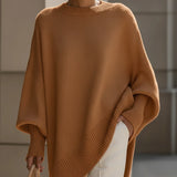 Ausra – poncho de punto elegante