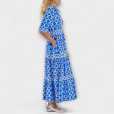 Sophia – Vestido Midi con Detalles de Cadenas