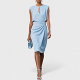 Olena – Elegante vestido midi cruzado
