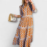 Sophia – Vestido Midi con Detalles de Cadenas
