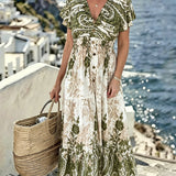 Julia | Vestido midi floral suelto y ligero
