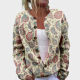Lara - Cárdigan con estampado floral para otoño