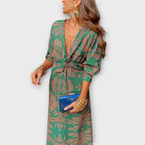 Lucía - Vestido Elegante de Manga Larga