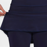 Pantalones Cortos Altos con Falda