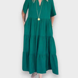 Carlota | Vestido maxi con movimiento