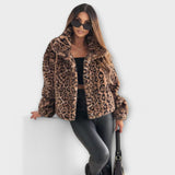 Milda - Chaqueta de estampado de leopardo