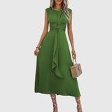 Nuria – Elegante vestido maxi sin mangas
