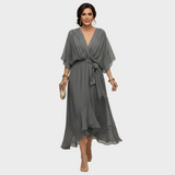 María - Vestido con escote en forma de V