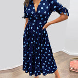 Monica™ | Vestido Elegante con Lunares