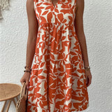 Sofía – Vestido de Verano con Estampado Floral en Forma A