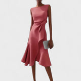 Andrea - Vestido asimétrico con elegantes detalles