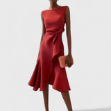 Andrea - Vestido asimétrico con elegantes detalles
