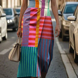 Tiffany - Vestido con patrón geométrico