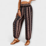 Scarlett - Pantalones con patrón étnico