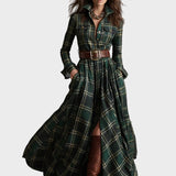 Evelyn - Vestido Camisero Clásico Elegante