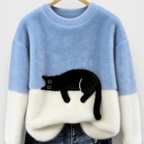 Jelena - Sudadera con estampado de gatos