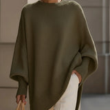 Ausra – poncho de punto elegante