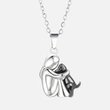 Collar con colgante para amantes de los perros