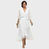 María - Vestido con escote en forma de V