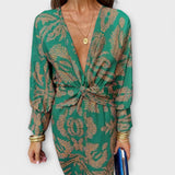 Lucía - Vestido Elegante de Manga Larga