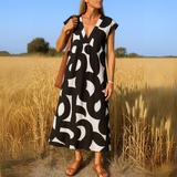 Magda| Vestido suelto con escote en V