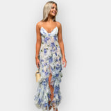 Maxi Vestido con Volantes