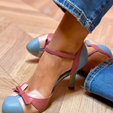 Bellarosa | Zapatillas con nudo y correas, con punta redonda